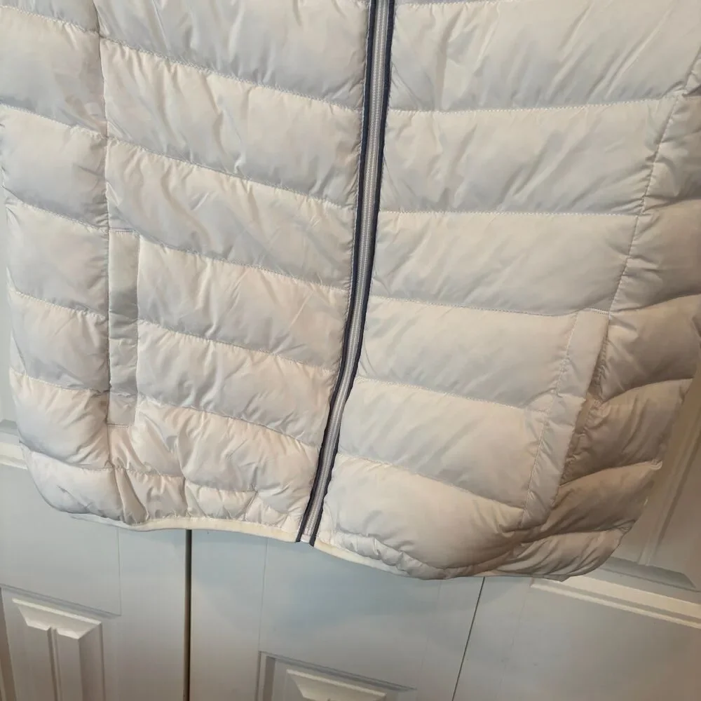 Zyia White Vondelpark Puffer‎ Vest Size XL